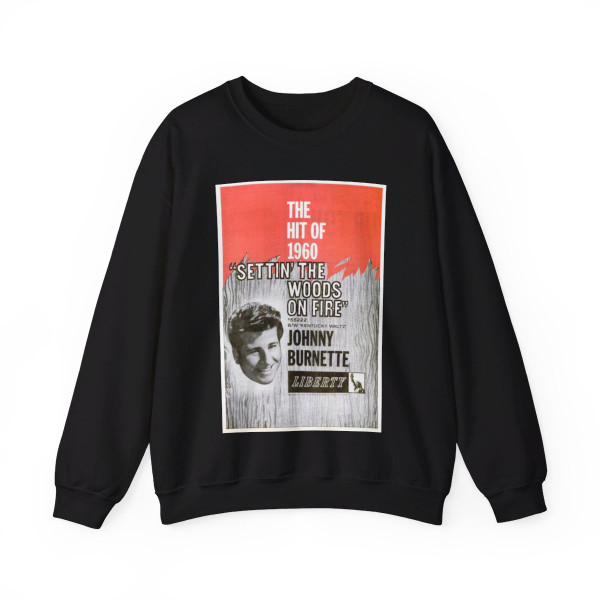 Johnny Burnette 1960 (Music Poster) Crewneck Sweatshirt