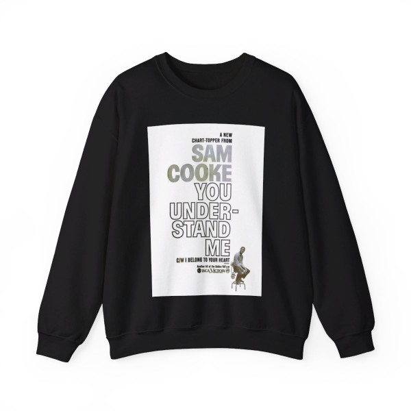 Sam Cooke 1960 (Music Poster) Crewneck Sweatshirt