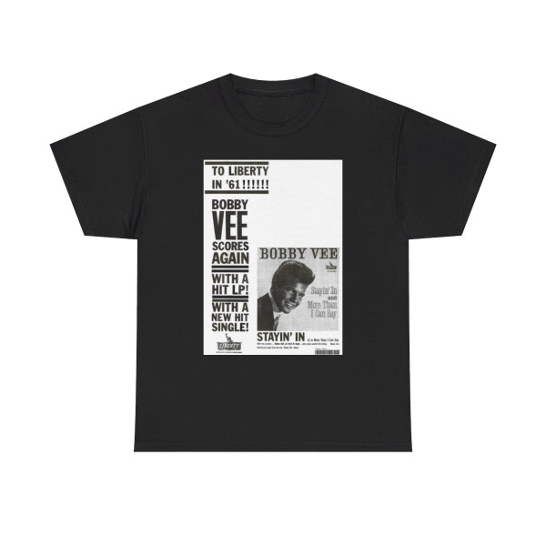 Bobby Vee 1961 (Music Poster) T-Shirt