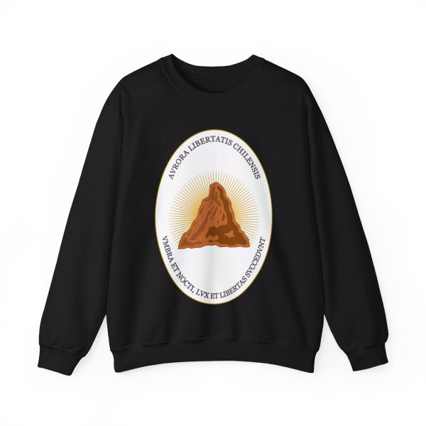 Reverse of the Coat of Arms of Chile (1812-1814) - Crewneck Sweatshirt