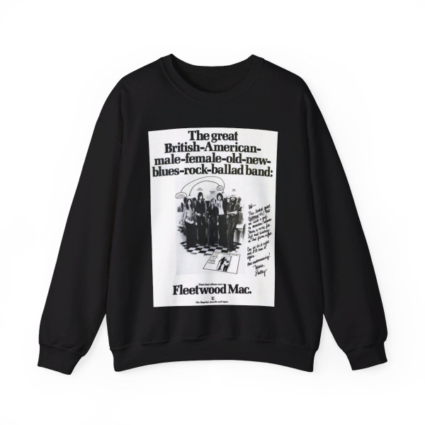 Fleetwood Mac 1975 (Music Poster) Crewneck Sweatshirt