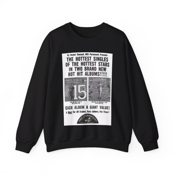 ABC Paramount Records 1960 (Music Poster) Crewneck Sweatshirt
