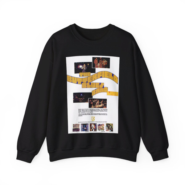 Butterfield Blues Band 1971 (Music Poster) Crewneck Sweatshirt