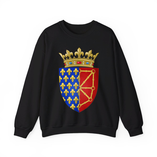 Arms of the Kingdom of France & Navarre - Crewneck Sweatshirt