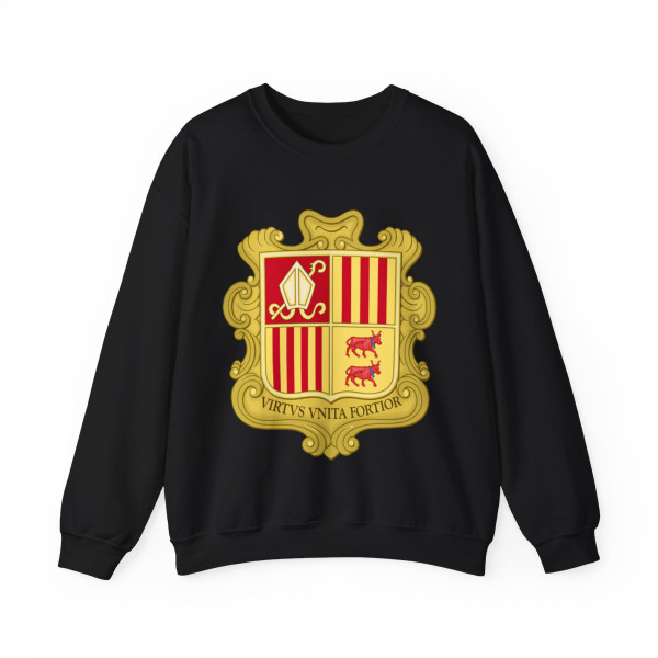 Coat of arms of Andorra (1580) - Crewneck Sweatshirt