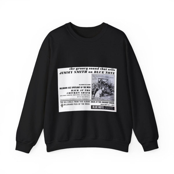 Jimmy Smith - Blue Note 1963 (Music Poster) Crewneck Sweatshirt