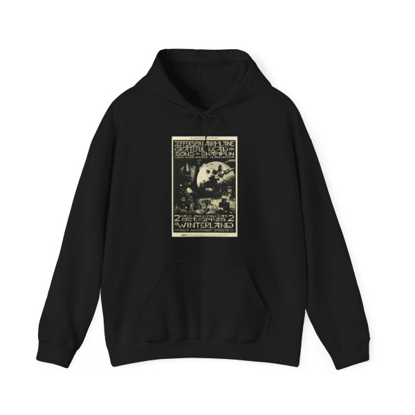 jefferson airplane winterland concert 1969 (Music Poster) Hoodie