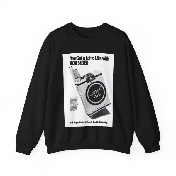 Bob Seger 1972 (Music Poster) Crewneck Sweatshirt