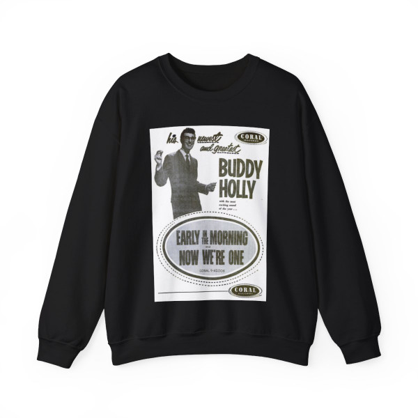 Buddy Holly 1958 (Music Poster) Crewneck Sweatshirt