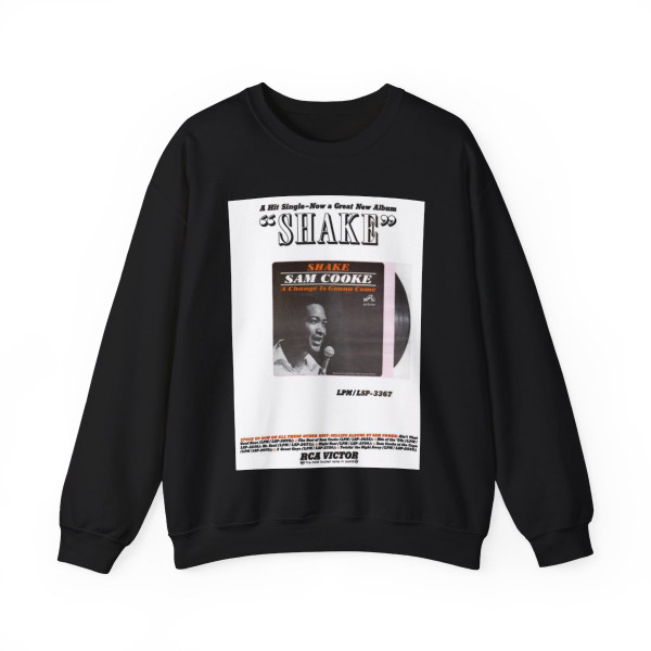 Sam Cooke 1965 I (Music Poster) Crewneck Sweatshirt