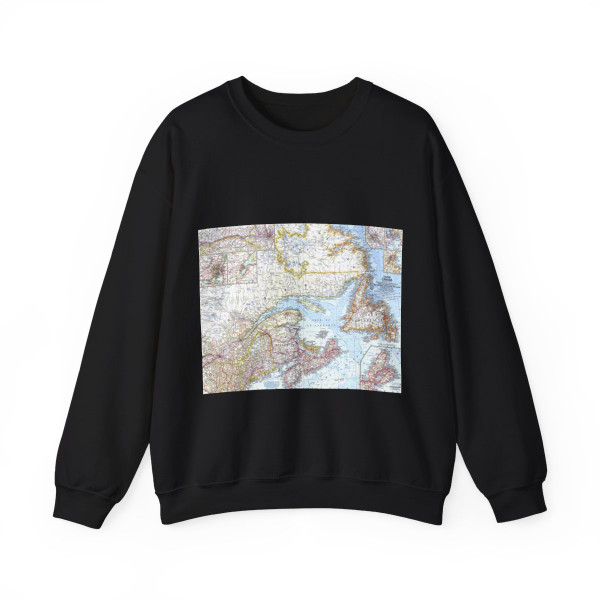 Canada - Eastern (1967) (Map) Crewneck Sweatshirt