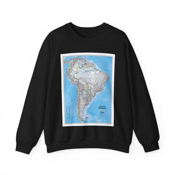 South America (2007) (Map) Crewneck Sweatshirt