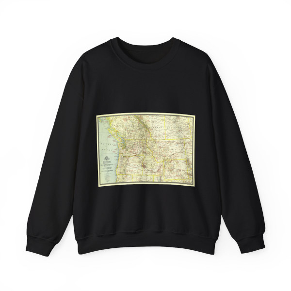 USA - Northwestern (1941) (Map) Crewneck Sweatshirt