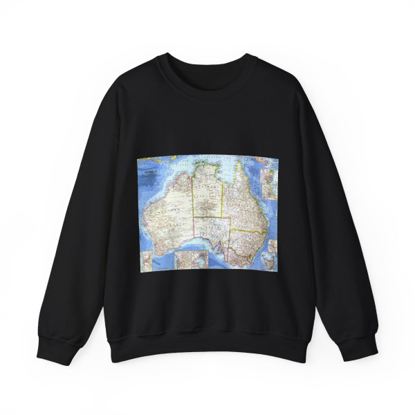 Australia (1963) (Map) Crewneck Sweatshirt