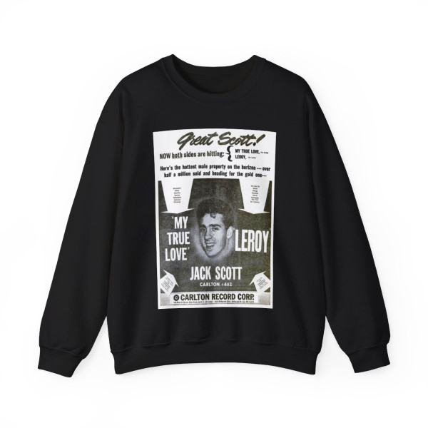 Jack Scott 1958 (Music Poster) Crewneck Sweatshirt