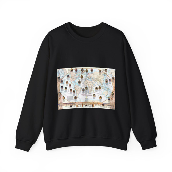 World Map - Explorers (1998) (Map) Crewneck Sweatshirt