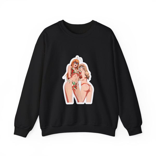 Ikkitousen Sonken Chuubou Sonsaku Hakufu (Anime/Ecchi) Crewneck Sweatshirt