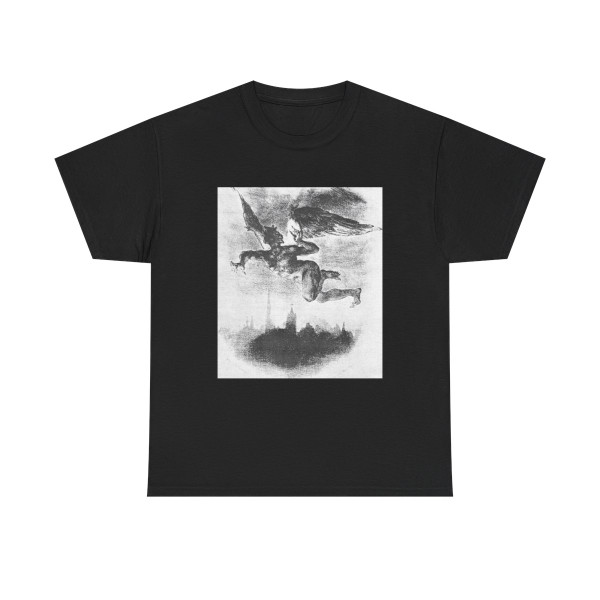 DELACROIX, EUGENE - Mephistopheles Over Wittenberg (Artwork) T-Shirt