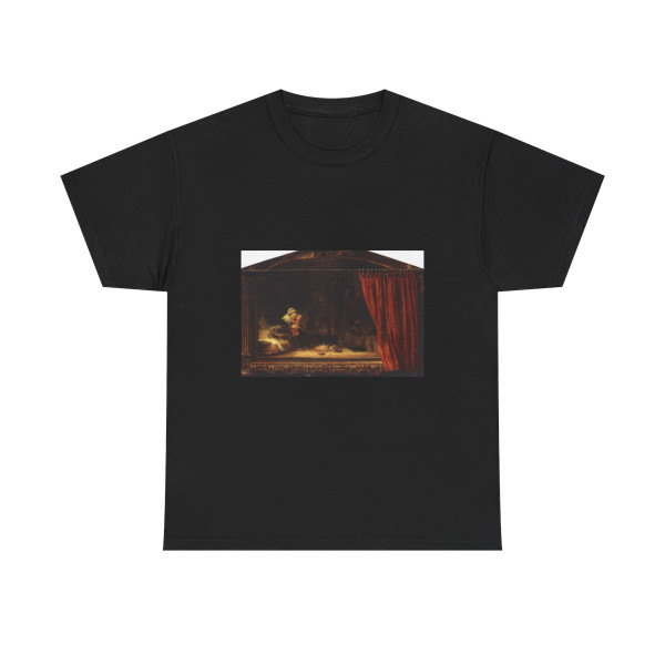 REMBRANDT Harmenszoon van RIJN - The Holy Family with a Curtain (Artwork) T-Shirt