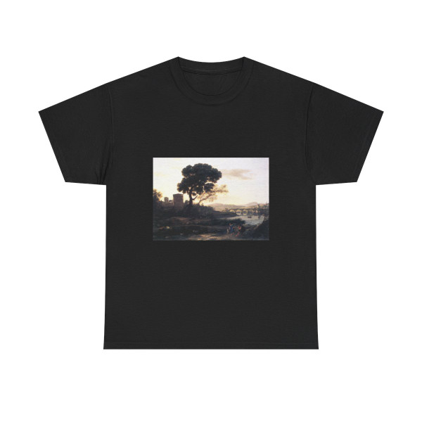 CLAUDE LORRAIN - Landscape with Shepherds - The Pont Molle (Artwork) T-Shirt