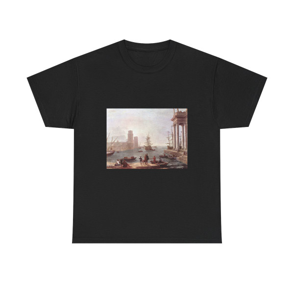 CLAUDE LORRAIN - Port Scene with the Departure of Ulysses from the Land of the (Artwork) T-Shirt