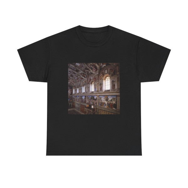 MICHELANGELO, Buonarroti - Interior of the Sistine Chapel4 (Artwork) T-Shirt