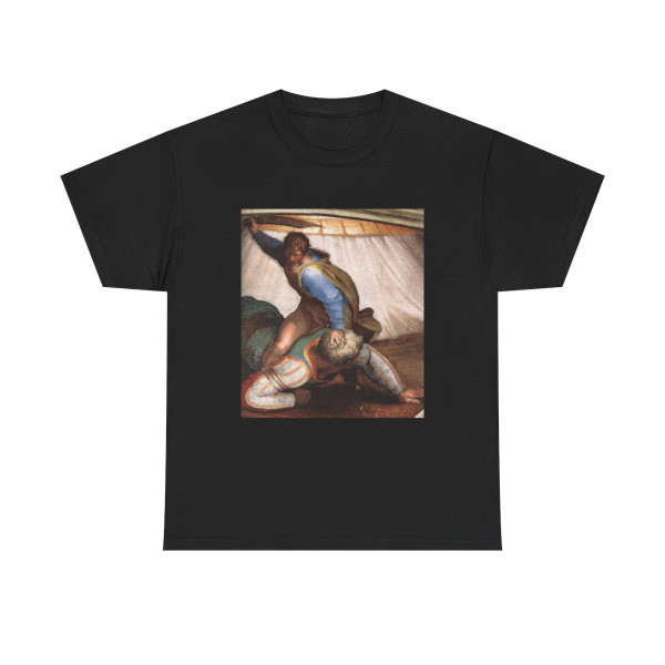MICHELANGELO, Buonarroti - David and Goliath (detail) (Artwork) T-Shirt