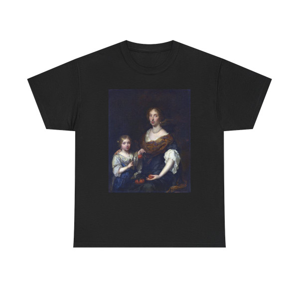 NETSCHER, Caspar - Portrait of a Lady and a Girl (Artwork) T-Shirt