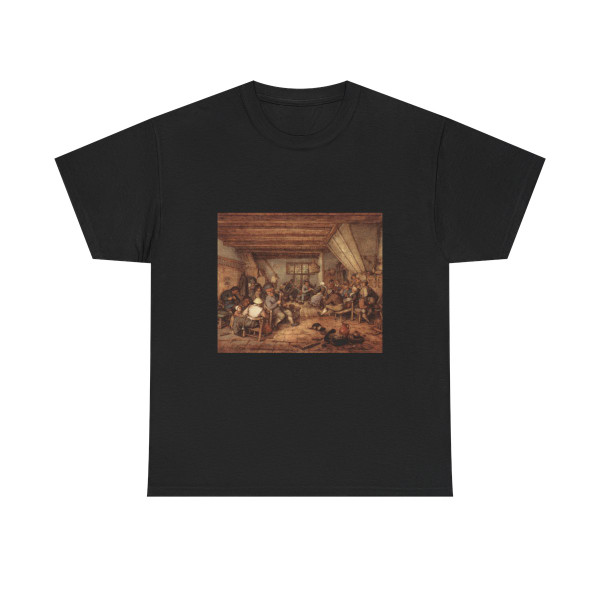 OSTADE, Adriaen Jansz. van - Feasting Peasants in a Tavern (Artwork) T-Shirt