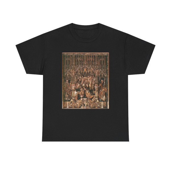 PACHER, Michael -Pilgrimage- Coronation of the Virgin between St Wolfgang and St Benedict (Artwork) T-Shirt