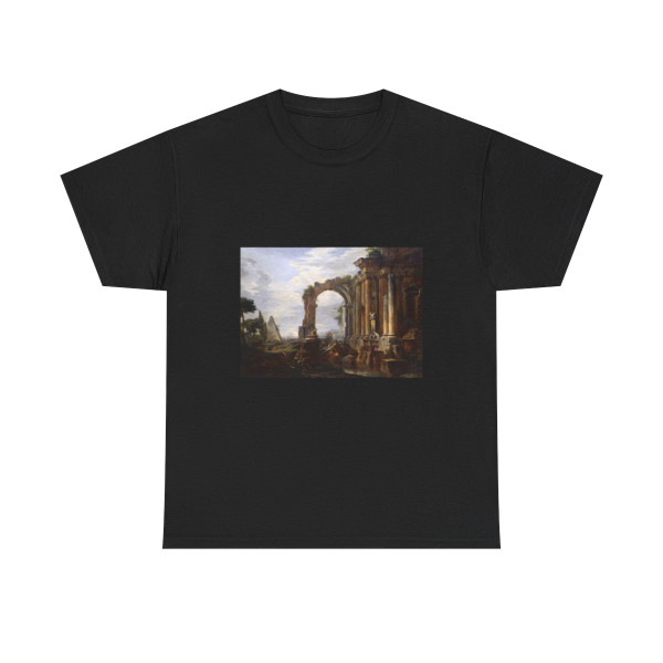 PANNINI, Giovanni Paolo -  Capriccio of Classical Ruins (Artwork) T-Shirt