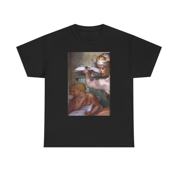 MICHELANGELO, Buonarroti - The Libyan Sibyl (detail) (Artwork) T-Shirt