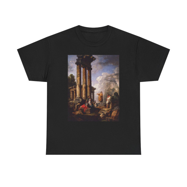 PANNINI, Giovanni Paolo -  Ruins with St Paul Preaching (Artwork) T-Shirt