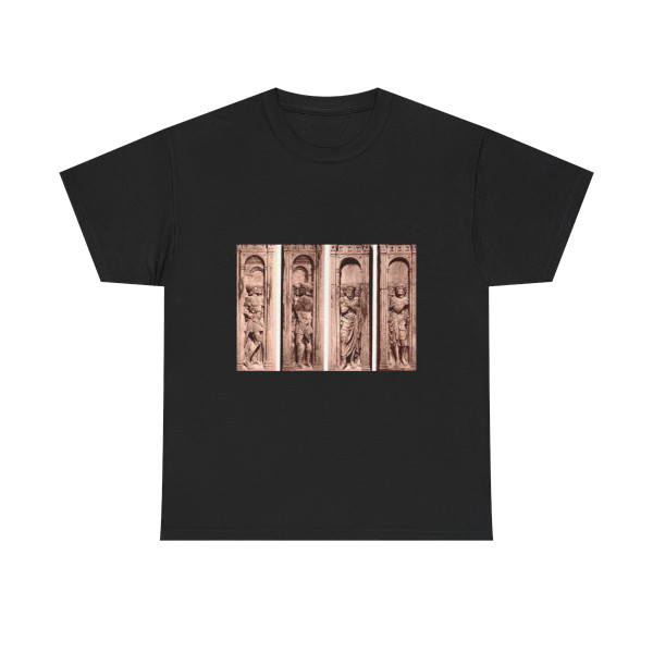 PAOLO ROMANO -  Four reliefs with the trials of Saint Paul (Artwork) T-Shirt