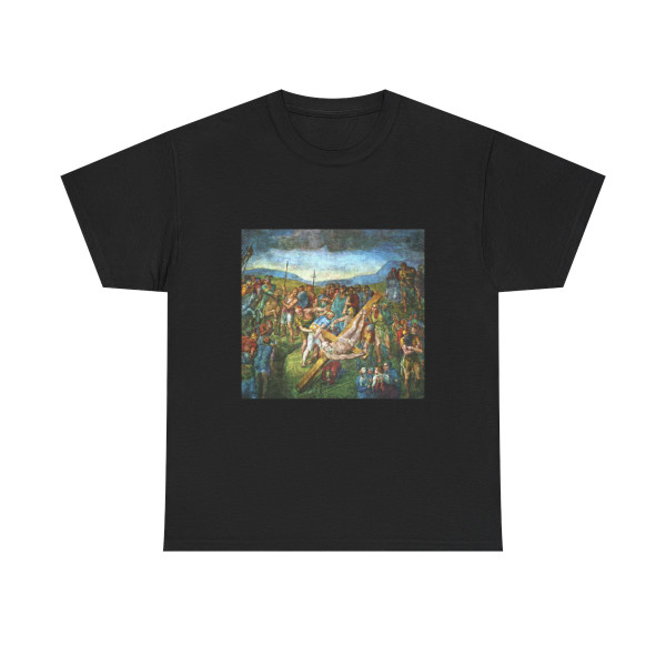 MICHELANGELO, Buonarroti -Paintings- Martyrdom of St Peter (Artwork) T-Shirt