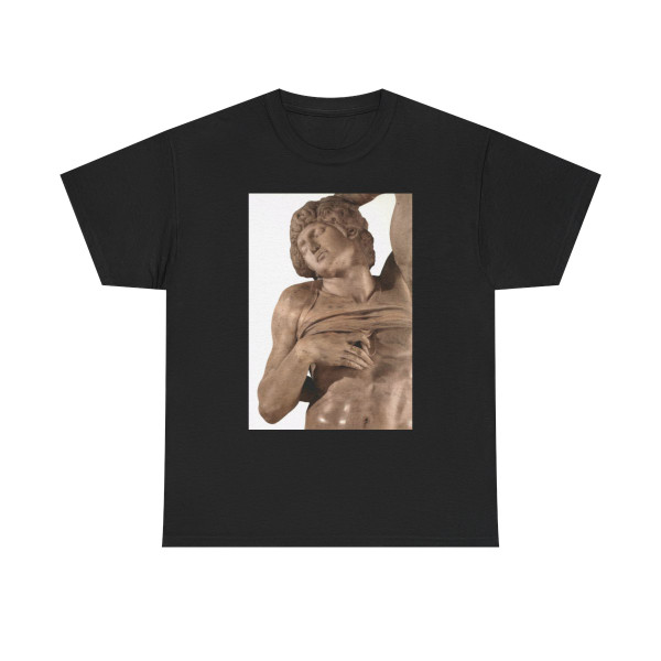 MICHELANGELO, Buonarroti -Pope Julius II- Slave (dying), detail (Artwork) T-Shirt