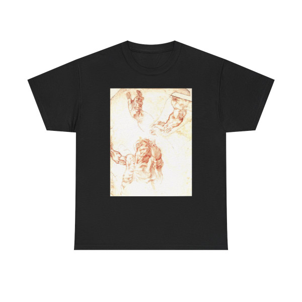 MICHELANGELO, Buonarroti -Sistine Chapel-Study for Haman (Artwork) T-Shirt