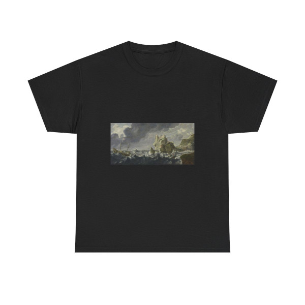 PEETERS, Bonaventura the Elder -  A Mediterranean Harbour Entrance (Artwork) T-Shirt
