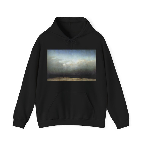 FRIEDRICH, Caspar David - Monk by the Sea (Artwork) Hoodie