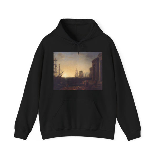 CLAUDE LORRAIN - Harbour Scene at Sunset (Artwork) Hoodie