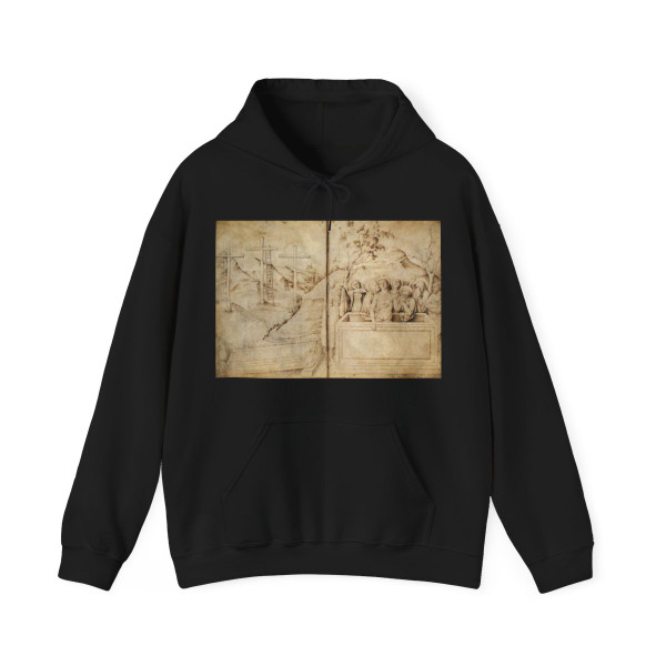 BELLINI, Jacopo - Lamentation (from the sketchook, folios 57b-58a) (Artwork) Hoodie