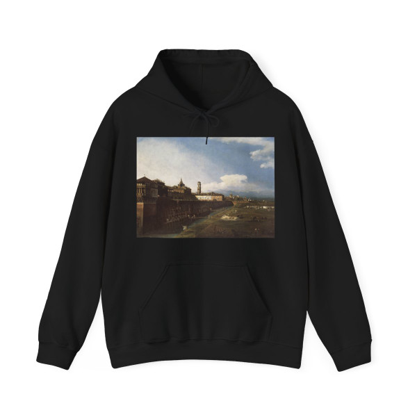 BELLOTTO, Bernardo - Italy - View of Turin near the Royal Palace (Artwork) Hoodie