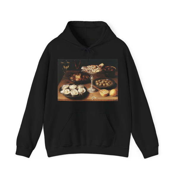 BEERT, Osias - Still-Life with Oysters and Pastries (Artwork) Hoodie