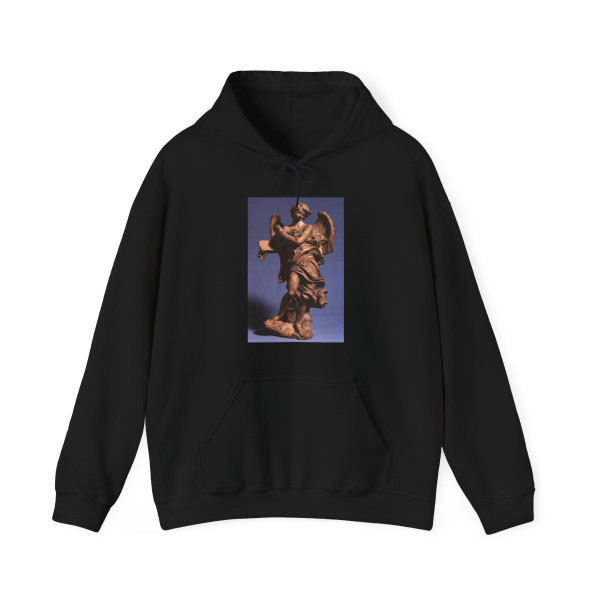 BERNINI, Gian Lorenzo - 1660 - Standing Angel with Scroll (Artwork) Hoodie