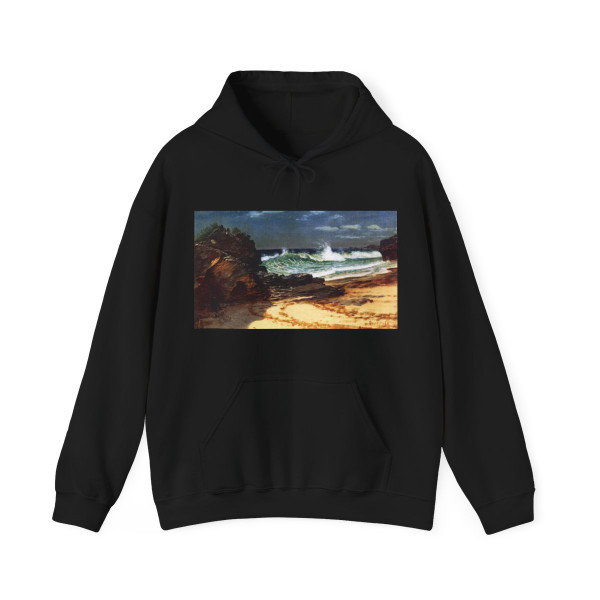 BIERSTADT, Albert - Beach at Nassau (Artwork) Hoodie