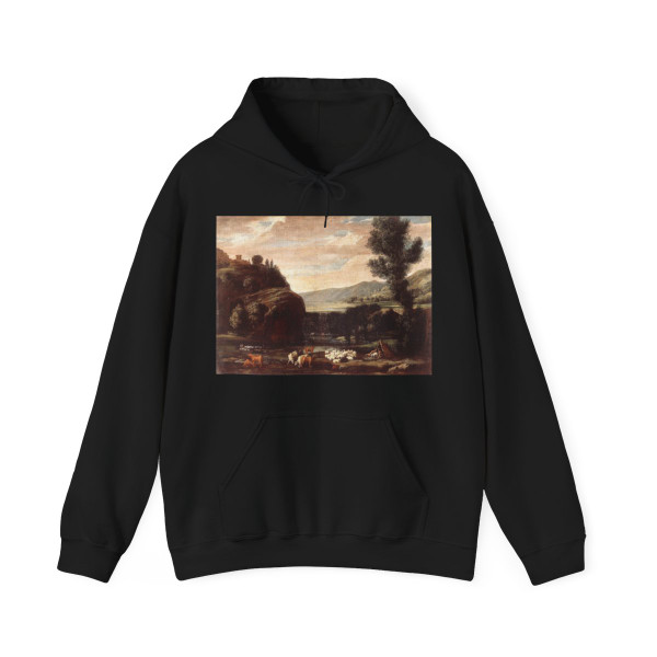 BONZI, Pietro Paolo - Landscape with Shepherds and Sheep (Artwork) Hoodie