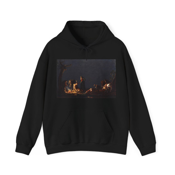BRAMER, Leonaert - Paintings - Peasants by a Fire (Artwork) Hoodie