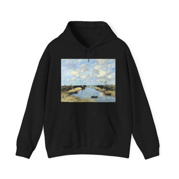 BOUDIN, Eugene - The Entrance to Trouville Harbour (Artwork) Hoodie