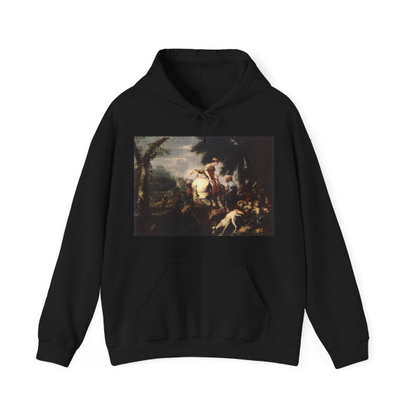 CASTIGLIONE, Giovanni Benedetto - Meeting of Isaac and Rebecca (Artwork) Hoodie