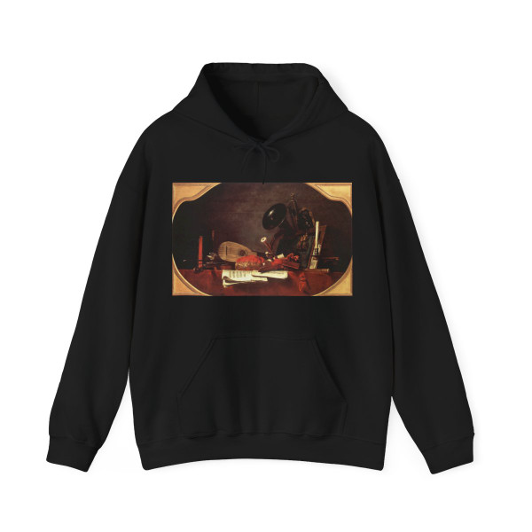 CHARDIN, Jean-Baptiste-Simeon - Attributes of Music (Artwork) Hoodie